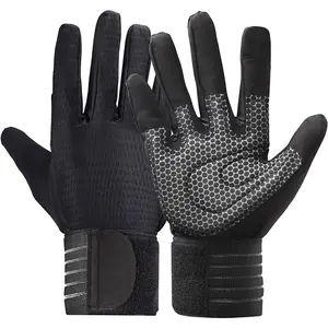 Workout Gloves for Men Full-Finger: Weight Lifting for Men, Gym Full Hand Gloves for Weightlifting, Deadlift
