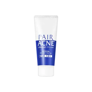 LION PAIR ACNE Medicated Foaming Face Wash for Acne Prone Skin - Gentle, Low Irritation, Prevents Breakouts & Scars - 80g