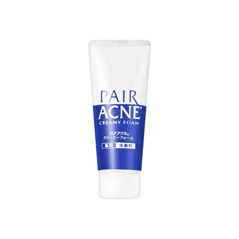 LION PAIR ACNE Medicated Foaming Face Wash for Acne Prone Skin - Gentle, Low Irritation, Prevents Breakouts & Scars - 80g