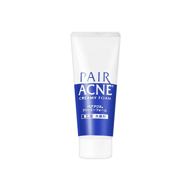 LION PAIR ACNE Medicated Foaming Face Wash for Acne Prone Skin - Gentle, Low Irritation, Prevents Breakouts & Scars - 80g