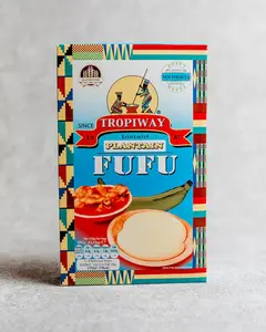 Tropiway Instant Plantain Fufu Food, 1.5lbs Ambient Pantry Packaged Food
