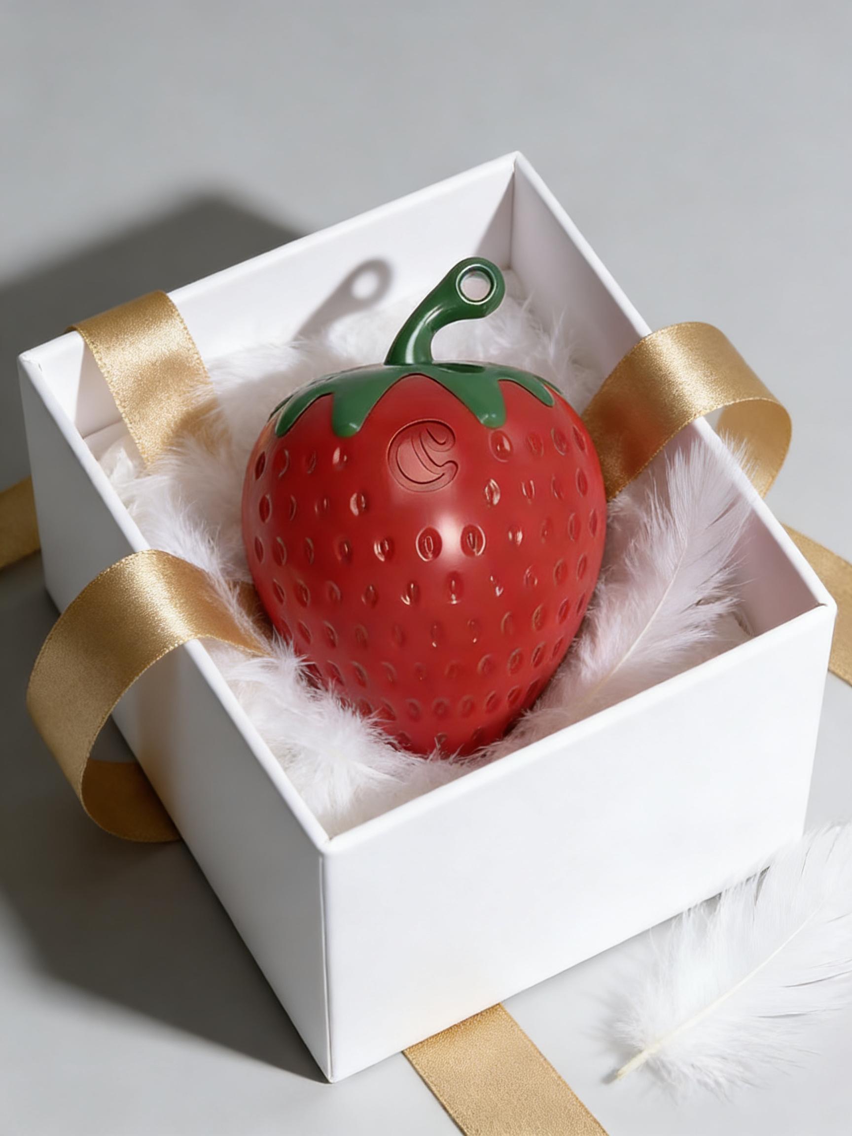 Red Strawberry Lighter | Refillable Butane Lighter (Gas Not Included)