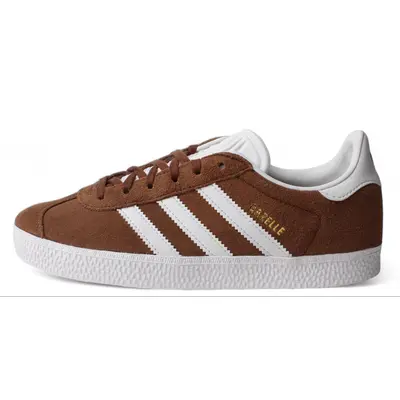 Brown and Yellow Adidas Gazelles - TikTok Shop