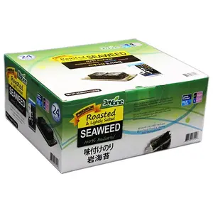 Jayone Roasted & Lightly Salted Premium Seaweed, Winter Harvest, Wonderful Nutty Flavor, 0.17 oz per bag, 24 pack -  Crunchy and Crispy Snack