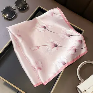 Women’s silk scarf, headscarf, handkerchief, faux silk scarf, silk scarf, pink handkerchief/scarf, women’s neck wrap. Headscarf for sleeping, elegant decoration