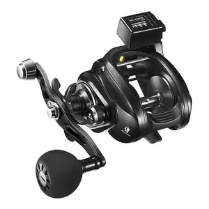 Piscifun AlinoX 400 Line Counter Trolling Reel 38LB Drag Fishing Gear with HDS Drag System & 8+1 Bearings for Precision Casting