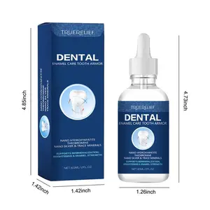 TrueRelief Original Tooth Armor Liquid Drops, An-ti Cavity Enamel Protector, Fluoride-Free, Nano Hydroxyapatite Tooth Drops, Daily Drops Oral Care for Sensitive Teeth, Fresh Breath