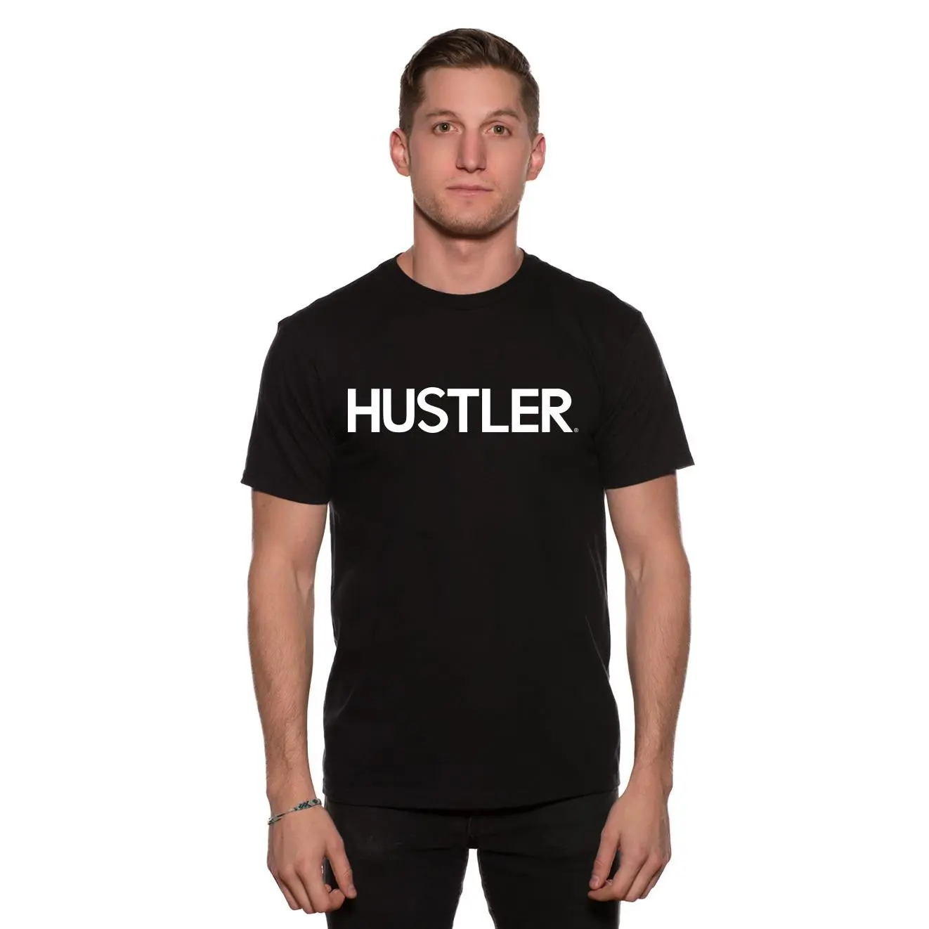 HUSTLER® Men's Classic Logo Crew Neck T-Shirt