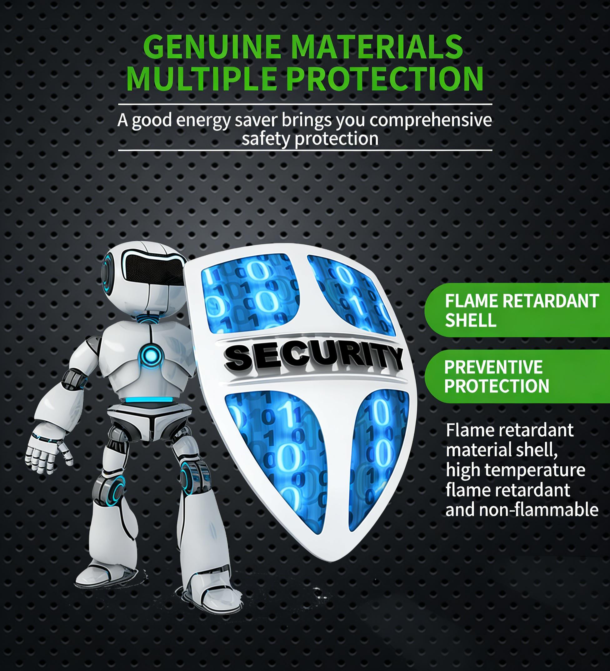 $2026 New Updated Plug-In Power Box Equipped with US Standard Plug, Universal Wide Voltage Design, Global 90-250V AC Input Compatible, Multi-Scene Portable Power Adapter for Home & Outdoor Use