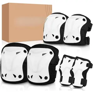 Protective Gear for Adults, Knee Pads Elbow Pads Wrist Guards for Inline Skating Biking Skateboarding