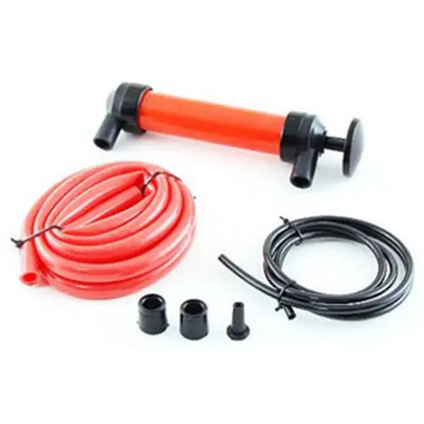 Arnold Corp 490-850-0008 Manual High Pressure Siphon Pump for Small Engines & Outdoor Power Equipment, Disassembles Easily for Cleaning, Transfers Gas, Oil, Liquids with Hose