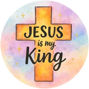 Custom Design – Cross Jesus is my king