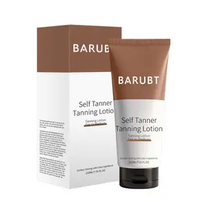 Self Tanner Tanning Lotion Natural Brown Shade Hydrating Sunless Tanning Body Lotion