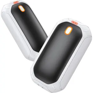 2 Pack Hand Warmers Rechargeable, 2024  Portable  Electric Hand Warmers with 12hrs Warmth, Double-Sided Heating Pocket Size Hand Warmers for Outdoors, Camping - Winter Gifts for Women Men