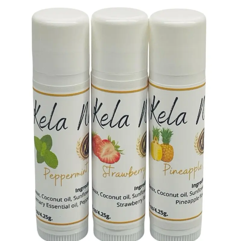 Kela Naturals Hydrating Lip Balm - Gentle Moisturizing Lip Balm for Soft and Smooth Lips, Suitable for All Skin Types, 0.15oz - Skincare, Skin Repair, Comfort, Moisture, Moisturizer, Moisturize