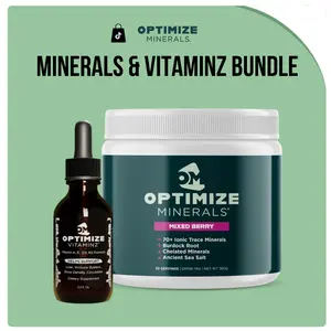 Optimum Minerals and Vitamins Bundle Dairy Free Supplement Essential Aminos