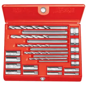 RIDGID 35585 No. 10 Screw Extractor Set, 1/4" to 1/2" Broken Screw Extractor