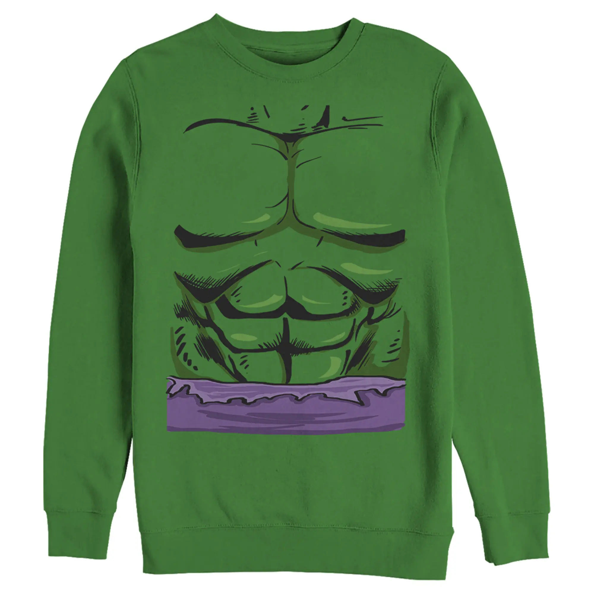 Men's Marvel Halloween Hulk Classic Costume Sweatshirt