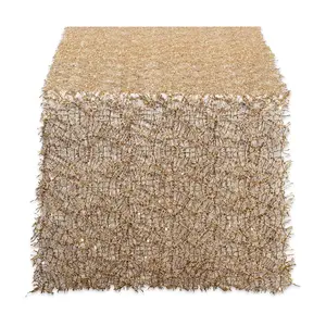Design Imports Sequin Mesh Table Runner Roll 16In X 10 Ft