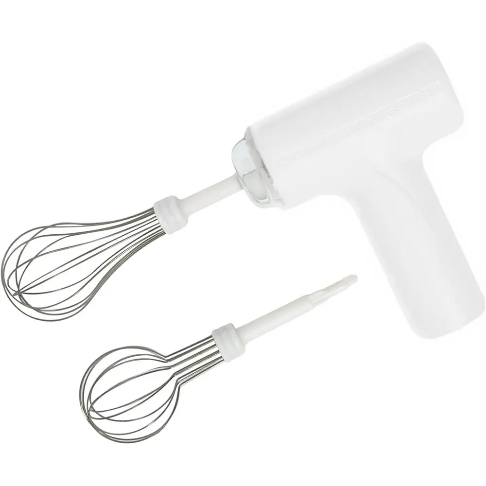 Cordless Electric Egg Beater – USB Rechargeable, 3-Speed Mixer with Replaceable Sticks for Baking, Whipping Cream & More Whisk