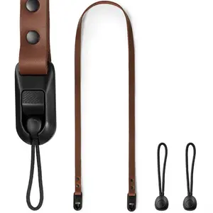 C Coiro Slim Leather Camera Strap with Quick Release, Neck Adjustable Camera Shoulder Strap DSLR SLR Compatible with All Camera Brands, Classic