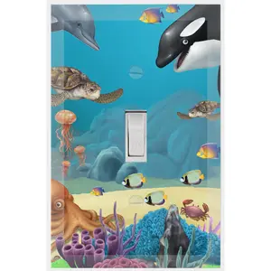 Ocean Kids Room Light Switch Cover