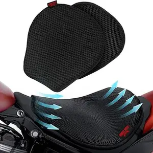 Badass Moto Airflow Motorcycle Seat Cover, Cool Mesh Pad for Motorcycle, Max Cooling for Cooler Seat, Padded Motorcycle Cushion Insert, Anti SWASS, Rider Gifts, Cruiser