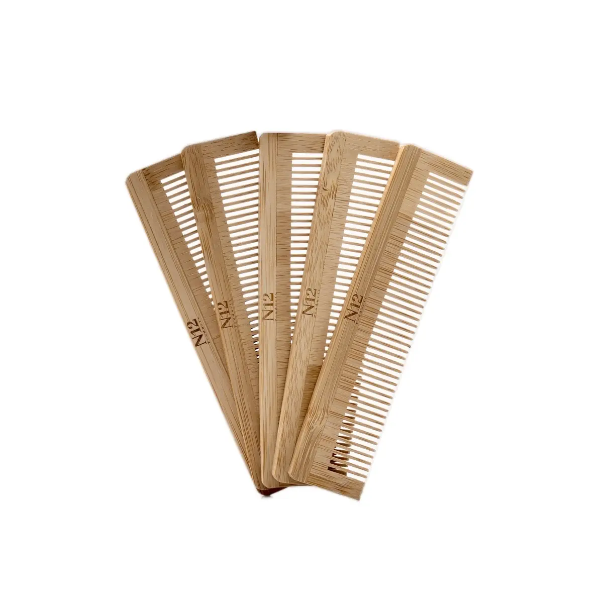 N12 Bamboo pocket, beard, and travel, friendly small wood comb