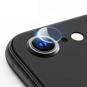 For iPhone SE 2020 - Round Edge Rear Camera Lens Tempered Glass Screen Protector