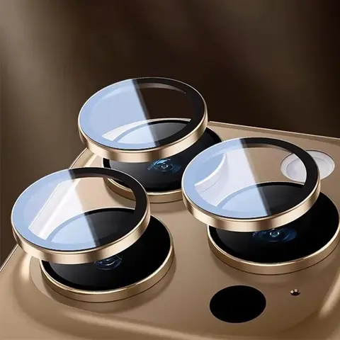 Tempered Glass Camera Lens Protector, Ring Phone Camera Protector, Mobile Phone Accessories, Smartphone Camera Accessories, Cell Phone Accessories Compatible with iPhone 16 Pro Max