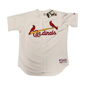 St Louis Cardinals Rawlings Authentic White Jersey Size 48
