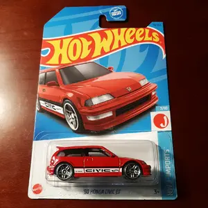 Hotwheels 1990 Honda Civic EF Red