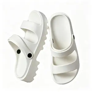 2026 new2-in-1 strap pillow sandals crafted with ultra-soft EVA. Featuring non-slip thick soles and lightweight construction, ideal for casual indoor and outdoor wear.