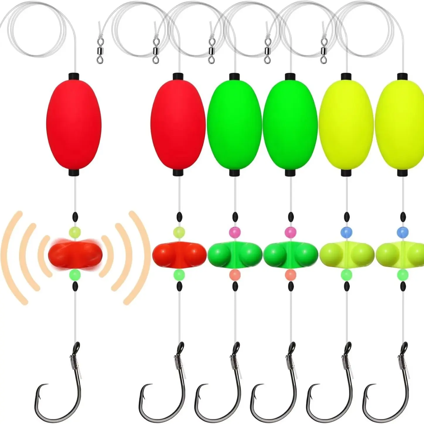 C-Oval Float 8/0 Hook * 6PCS