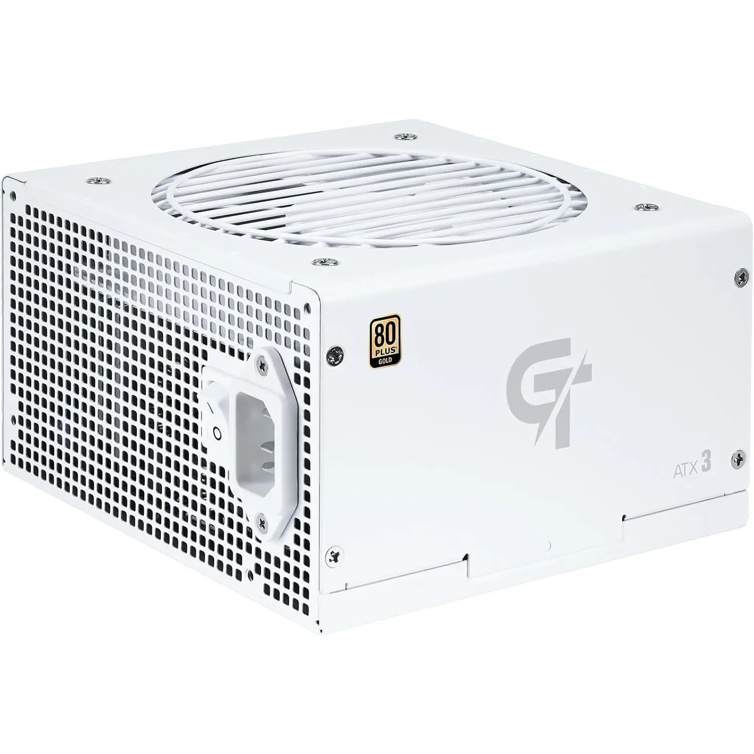GT650 650W Gold ATX 3.1 PCIe 5.1 Fully Modular Power Supply, White |   80 PLUS Gold Certified,Japanese Capacitors,PCIe 5.1 (450W),12V-2x6,120mm ECO Silent Fan,RTX 40 series ready,650W Gaming PSU