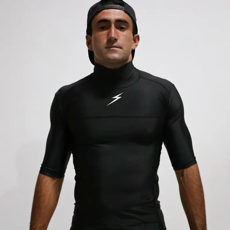 DRVN Half Sleeve Turtleneck Compression Shirt