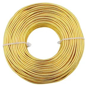 Aluminum Craft Wire,16 Gauge Gold Wire for Jewelry Making, DIY Crafts & Floral Design - Soft Bendable Metal Wire, Perfect Alternative to Copper Wire (100FT)