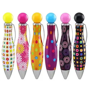 Short Fat Pens 6 Pcs Ergonomic Mini Pens For Tremor Arthritis Handicap Parkinson Cute Mini Pen Elegant Fat Pens Black Ink