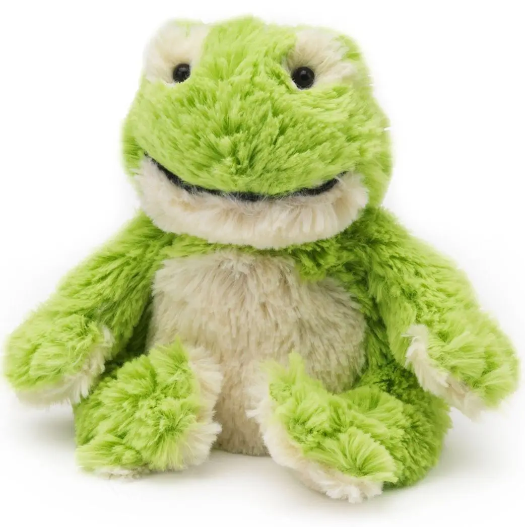 FROG - JUNIOR- WARMIES Cozy Plush Heatable Lavender Scented Stuffed Animal