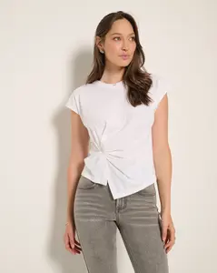 Eye Candy Ruched Front Tee