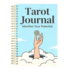 Tarot Journal A5 Notebook for Daily Card Reading Reflection Tracking & Divination Manifestation with Durable Binding & Compact Size for Beginners & Experts