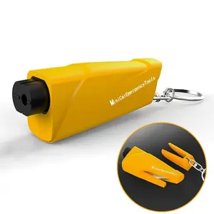 Emergency Keychain Car Escape Tool, 2-in-1 Seatbelt Cutter and Window Breaker,Emergency Hammer,Safety Hammer