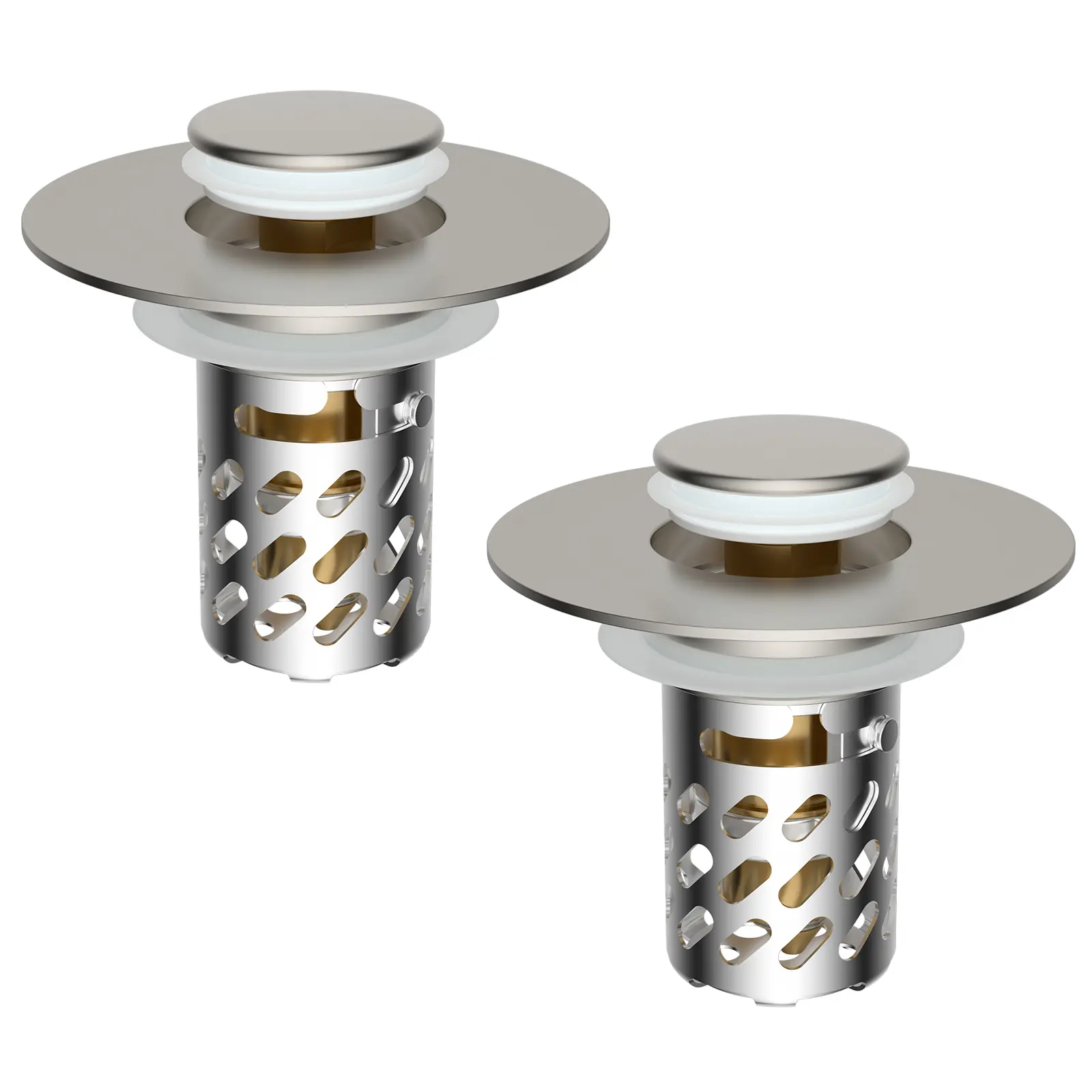 2PACK- Brushed Nickel