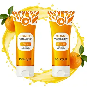 Orange Exfoliating Gel, Mild Formula Infused with Natural Orange Extracts, Gently Cleanses Skin Surface, Removes Excess Dead Skin Cells, Ideal for Weekly Gentle Exfoliation.