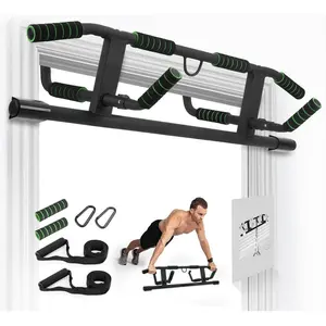 2025 Upgrade Multi-Grip Pull Up Bar with Smart Larger Hooks Technology