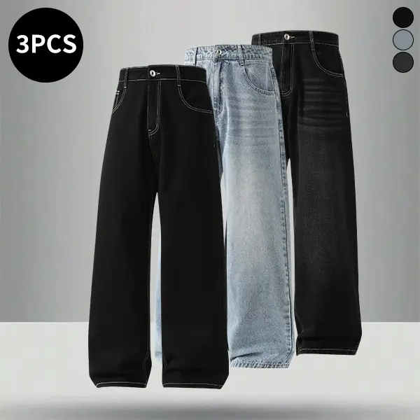 Black + Light Blue + Black Gray