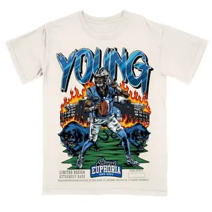 Bryce Young Planet Euphoria Shirt – Panthers Rookie QB Tshirt – Vintage 90s Precision Pass Graphic for Football Fans Y2K Streetwear