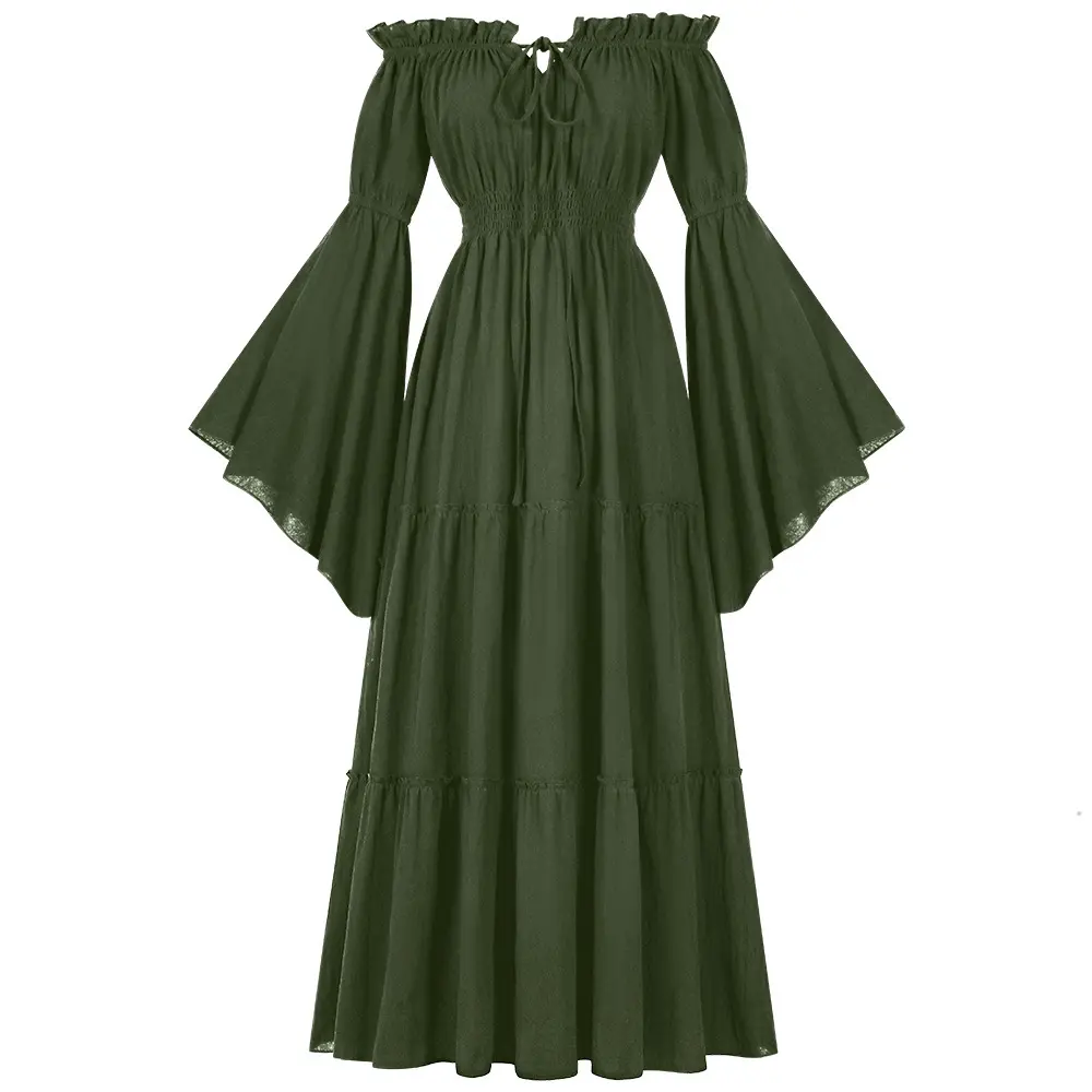 241114 Renaissance women's dress 2 green