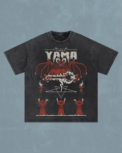 OSRS YAMA | Oversize T-Shirt | Acid Wash | Old School Runescape For Him | Gift For Her men  gifts