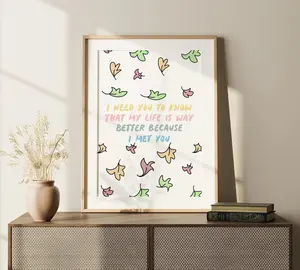 [Sale off up to 50%]-[FREE-SHIP] Heartstopper print, Heartstopper quote, Nick and Charlie, Alice Oseman, Nick Nelson, Charlie Spring, Gifts for her